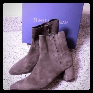 Stuart Weitzman Basis pointed toe suede boot 10M
